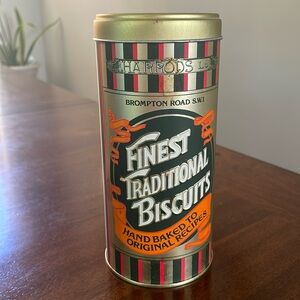 Vintage Harrods Cookie Tin